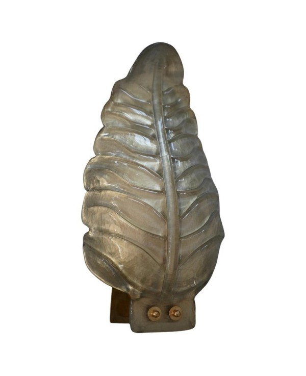 Murano Art Glass Gold and Brass Wall Light and Sconces