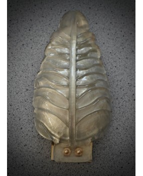 Applique in Vetro Artistico di Murano Color oro e Ottone