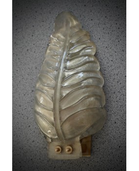 Murano Art Glass Gold and Brass Wall Light and Sconces