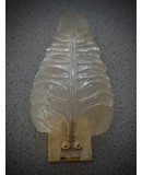 Applique in Vetro Artistico di Murano "Graniglia" Oro e Ottone