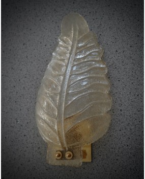 Applique in Vetro Artistico di Murano "Graniglia" Oro e Ottone