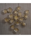 Murano Art Glass and Brass Midcentury Chandelier / Wall Light