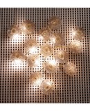 Murano Art Glass and Brass Midcentury Chandelier / Wall Light