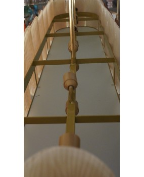 Murano Art Glass Oval Amber and Cream Art Deco Chandelier and Pendant