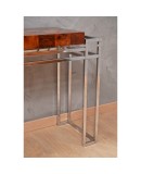Aldo Tura in the stile Chrome and Wood Console Table, 1970