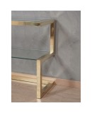 MidCentury Brass and Glass Italian Console Table, 1970 MidCentury Brass and Glass Italian Console Table, 1970