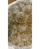 Lampadario / Plafoniera in Vetro Artistico di Murano Trasparente