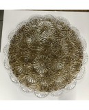 Lampadario / Plafoniera in Vetro Artistico di Murano Trasparente