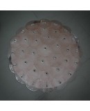Murano Art Deco Glass Pink Color Chandelier and Ceiling Light