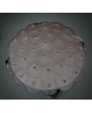 Murano Art Deco Glass Pink Color Chandelier and Ceiling Light