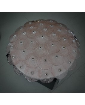 Lampadario / Plafoniera in Vetro di Murano Color Rosa