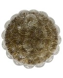 Murano Art Glass Transparent Mid-Century Chandelier and Ceiling Light