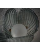 AP 158 Murano Art Glass and Brass Green Color Wall Light and Sconces