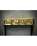 Murano Lively yellow Art Glass Italian Modern Console, 2020