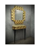 Murano Lively yellow Art Glass Italian Modern Console, 2020