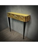 CO 46 Consolle moderna in vetro artistico giallo di Murano, 2020