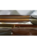 Murano Rectangular Amber Smoky Art Glass and Brass Chandelier and Pend