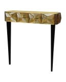 Murano Lively yellow Art Glass Italian Modern Console, 2020