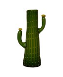 Murano Green and Yellow Art Glass MidCentury Vase