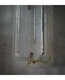 Lampadari in Vetro di Murano e Ottone Trasparente