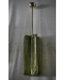 Lampadario in Vetro di Murano e Ottone di color e Verde