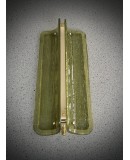 AP 162 Murano Art Glass and Brass Green Color Art Deco Wall Light and Sconces