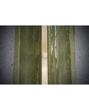 AP 162 Murano Art Glass and Brass Green Color Art Deco Wall Light and Sconces