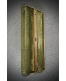 AP 162 Murano Art Glass and Brass Green Color Art Deco Wall Light and Sconces