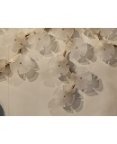 Lampadario/Applique in Vetro di Murano e Ottone