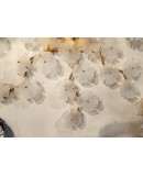 Lampadario/Applique in Vetro di Murano e Ottone