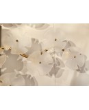Lampadario/Applique in Vetro di Murano e Ottone