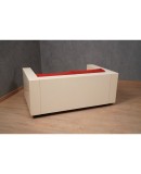 DD 35 MASSIMO VIGNELLI Divano mod. Saratoga bianco e rosso, 1964 DD 35 MASSIMO VIGNELLI Divano mod. Saratoga bianco e rosso, 1964