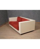 DD 35 MASSIMO VIGNELLI Divano mod. Saratoga bianco e rosso, 1964 DD 35 MASSIMO VIGNELLI Divano mod. Saratoga bianco e rosso, 1964