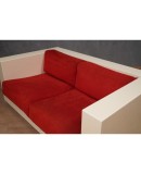 DD 35 MASSIMO VIGNELLI Divano mod. Saratoga bianco e rosso, 1964 DD 35 MASSIMO VIGNELLI Divano mod. Saratoga bianco e rosso, 1964