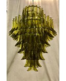 Gruppo Luce made by La Murrina Round Green Color Chandelier and Pendan