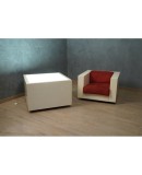 DD 35 MASSIMO VIGNELLI Divano mod. Saratoga bianco e rosso, 1964 DD 35 MASSIMO VIGNELLI Divano mod. Saratoga bianco e rosso, 1964