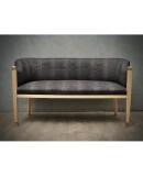 Midcentury Maple Brass and Fabric Austrian Sofa, 1940 Midcentury Maple Brass and Fabric Austrian Sofa, 1940