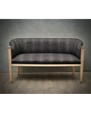 Midcentury Maple Brass and Fabric Austrian Sofa, 1940 Midcentury Maple Brass and Fabric Austrian Sofa, 1940