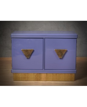 CR 212 Credenza buffet Mid Century Laccata viola, 1980