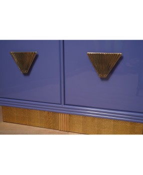 CR 212 Credenza buffet Mid Century Laccata viola, 1980
