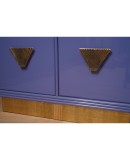 CR 212 Credenza buffet Mid Century Laccata viola, 1980