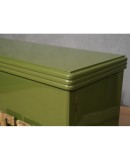 CR 211 Credenza buffet Smalto verde e ottone, 1980