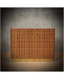 CR 208 Credenza Bar con scultura in noce e ottone, 1990