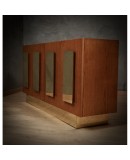 CR 205 Credenza in legno di frassino e ottone, 1980