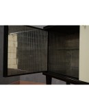 CR 195 Credenza in Vetro Laccato Color Crema, 1950
