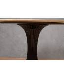 Dassi Marble and Wood Mid-Century Center Table, 1950 Dassi Marble and Wood Mid-Century Center Table, 1950