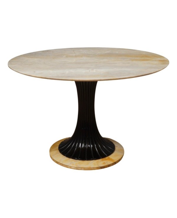 Dassi Marble and Wood Mid-Century Center Table, 1950 Dassi Marble and Wood Mid-Century Center Table, 1950