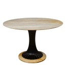 Dassi Marble and Wood Mid-Century Center Table, 1950 Dassi Marble and Wood Mid-Century Center Table, 1950