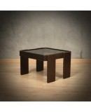 Gianfranco Frattini per Cassina Walnut and Glass Coffee Cocktail Table, 1960 Gianfranco Frattini per Cassina Walnut and Glass Coffee Cocktail Table, 1960