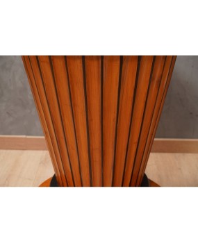 Cherry Wood Round Mid-Century Italian Side Table, 1950